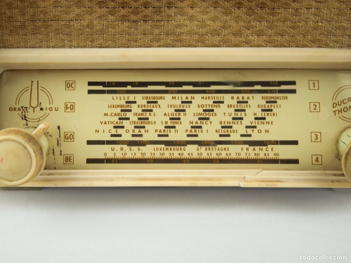 Radios de v&aacute;lvulas: Radio de v&aacute;lvulas Thomson Ducretet L.2524. - Foto 5