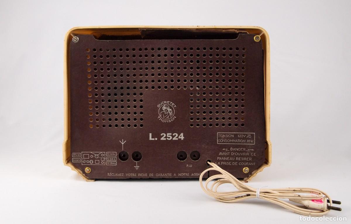 Radios de v&aacute;lvulas: Radio de v&aacute;lvulas Thomson Ducretet L.2524. - Foto 15