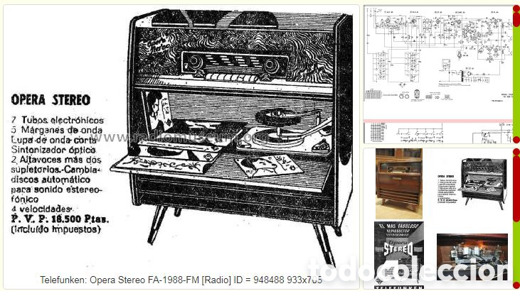 Radios de v&aacute;lvulas: RADIO TELEFUNKEN 1960 - Foto 4