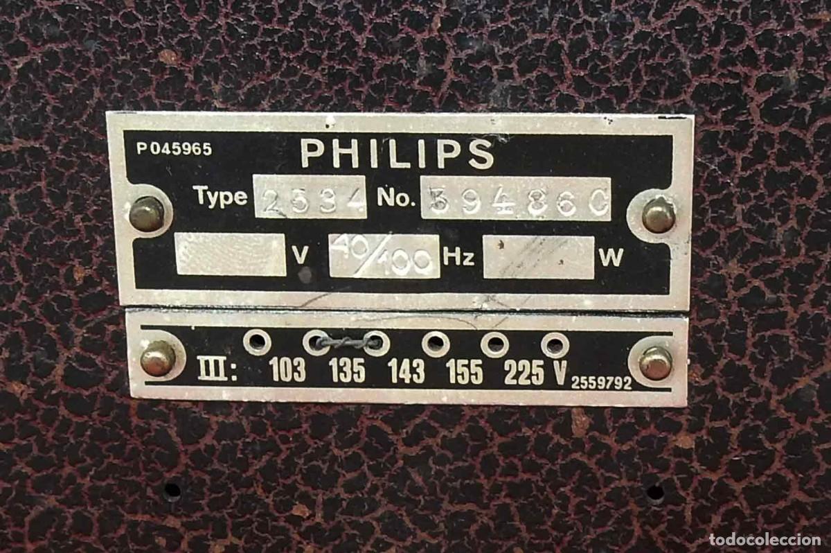 Radios de v&aacute;lvulas: Radio PHILIPS 2534 - del a&ntilde;o 1929 - Foto 9