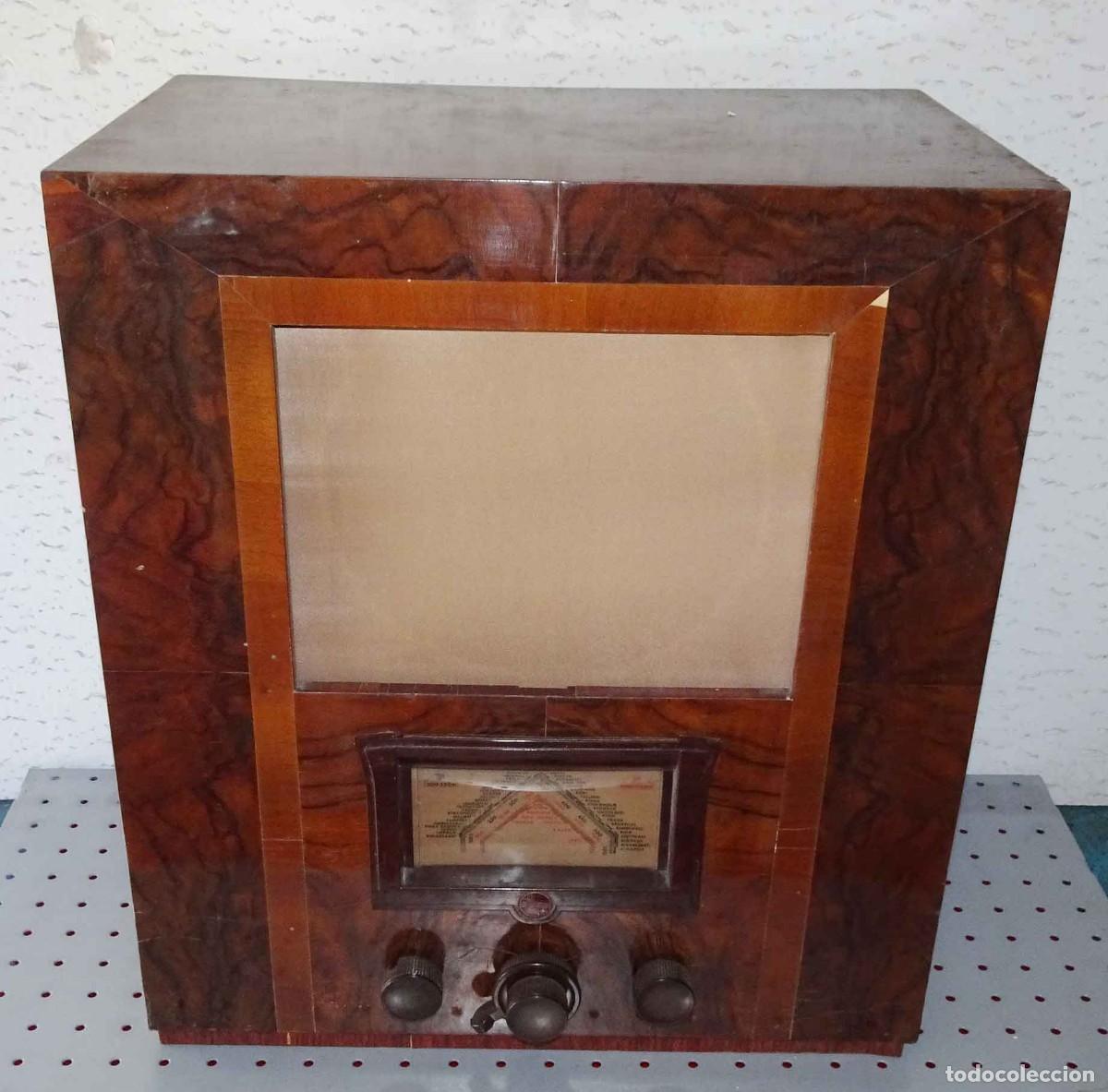 Radios de v&aacute;lvulas: Radio PHILIPS 628 B - c 1936 - Foto 2