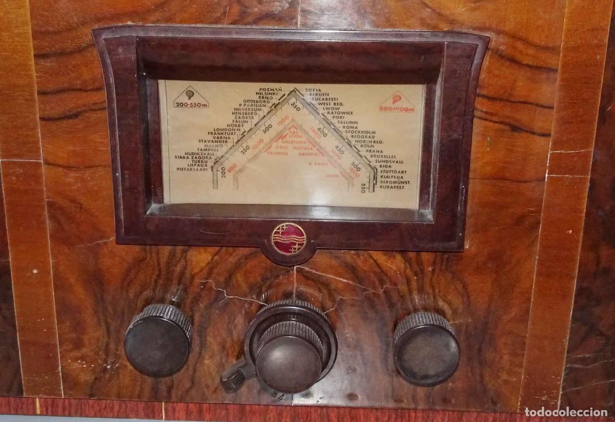 Radios de v&aacute;lvulas: Radio PHILIPS 628 B - c 1936 - Foto 3