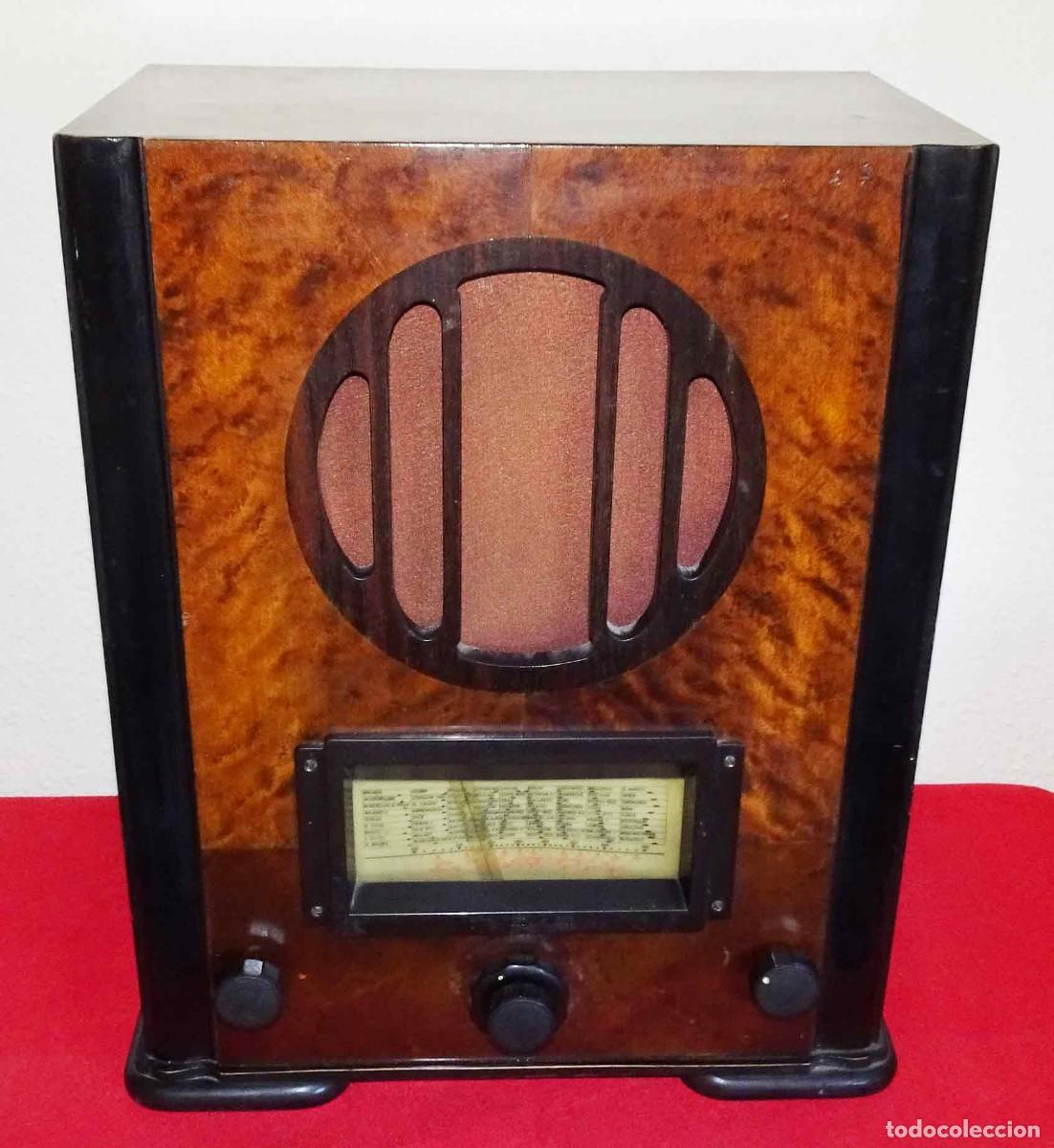 Radios de v&aacute;lvulas: Radio MARCONI typ U64 - C1935 - Foto 1