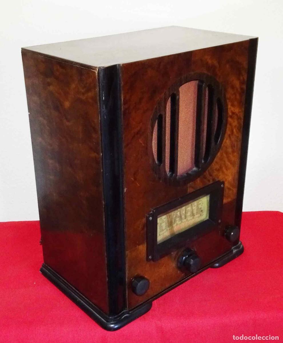 Radios de v&aacute;lvulas: Radio MARCONI typ U64 - C1935 - Foto 3