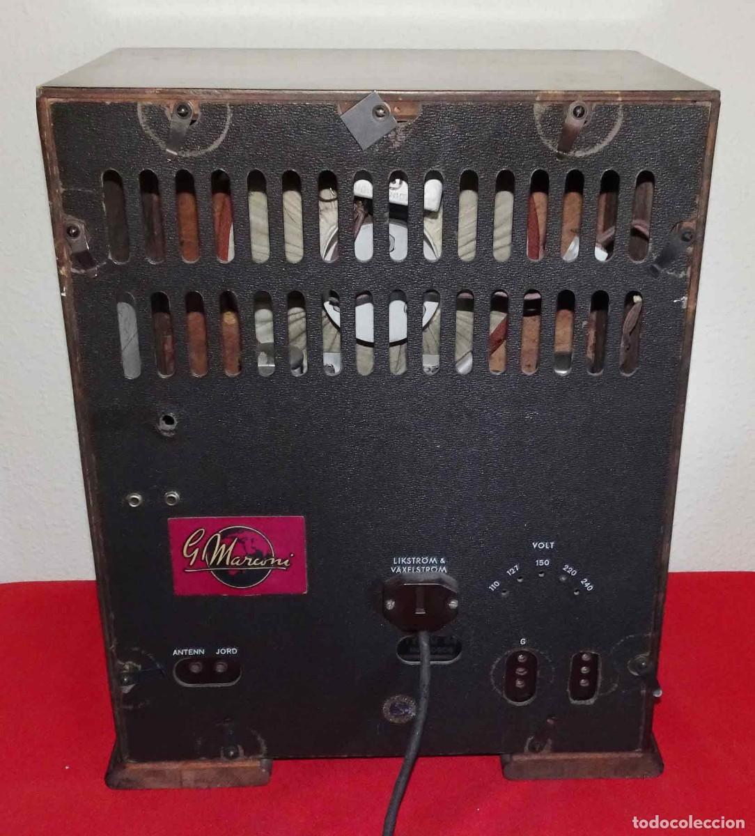 Radios de v&aacute;lvulas: Radio MARCONI typ U64 - C1935 - Foto 4