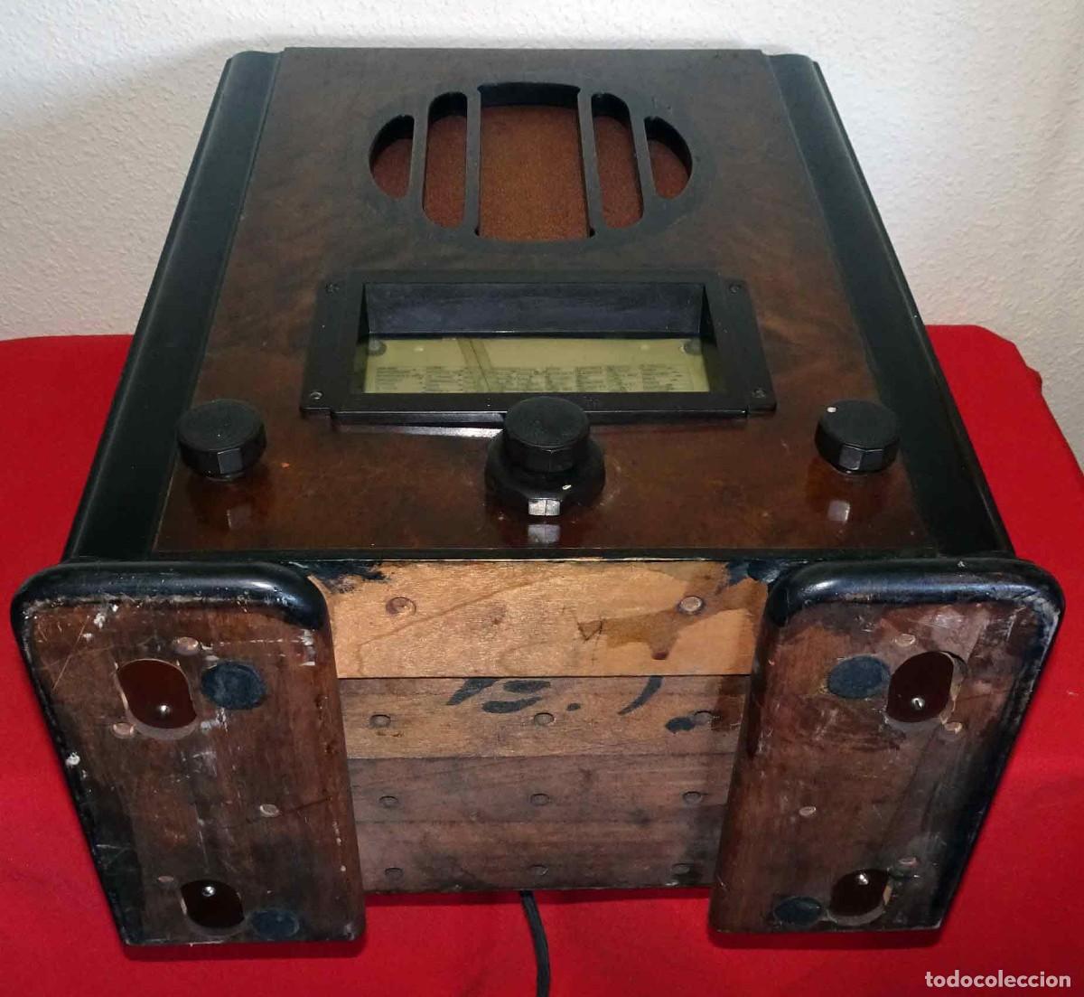 Radios de v&aacute;lvulas: Radio MARCONI typ U64 - C1935 - Foto 6