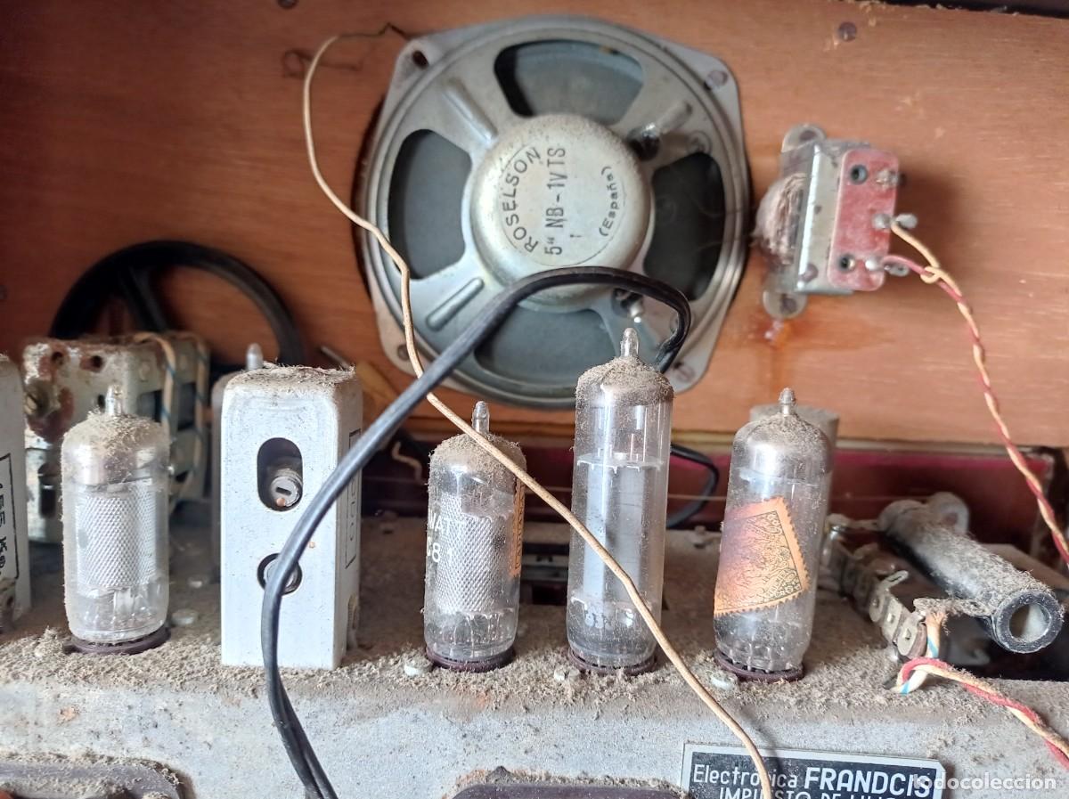 Radios de v&aacute;lvulas: Radio antigua. Frandcis - Foto 8