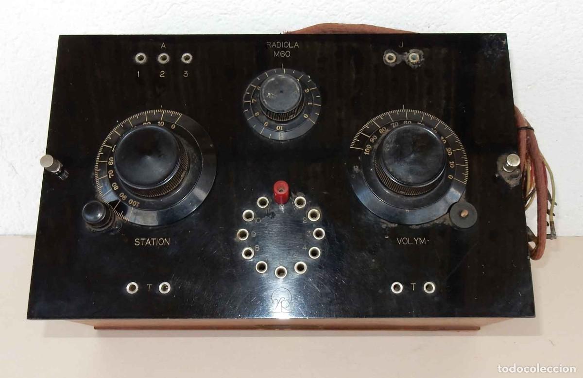 Radios de v&aacute;lvulas: Radio RADIOLA M 60 - del a&ntilde;o 1928 - Foto 3