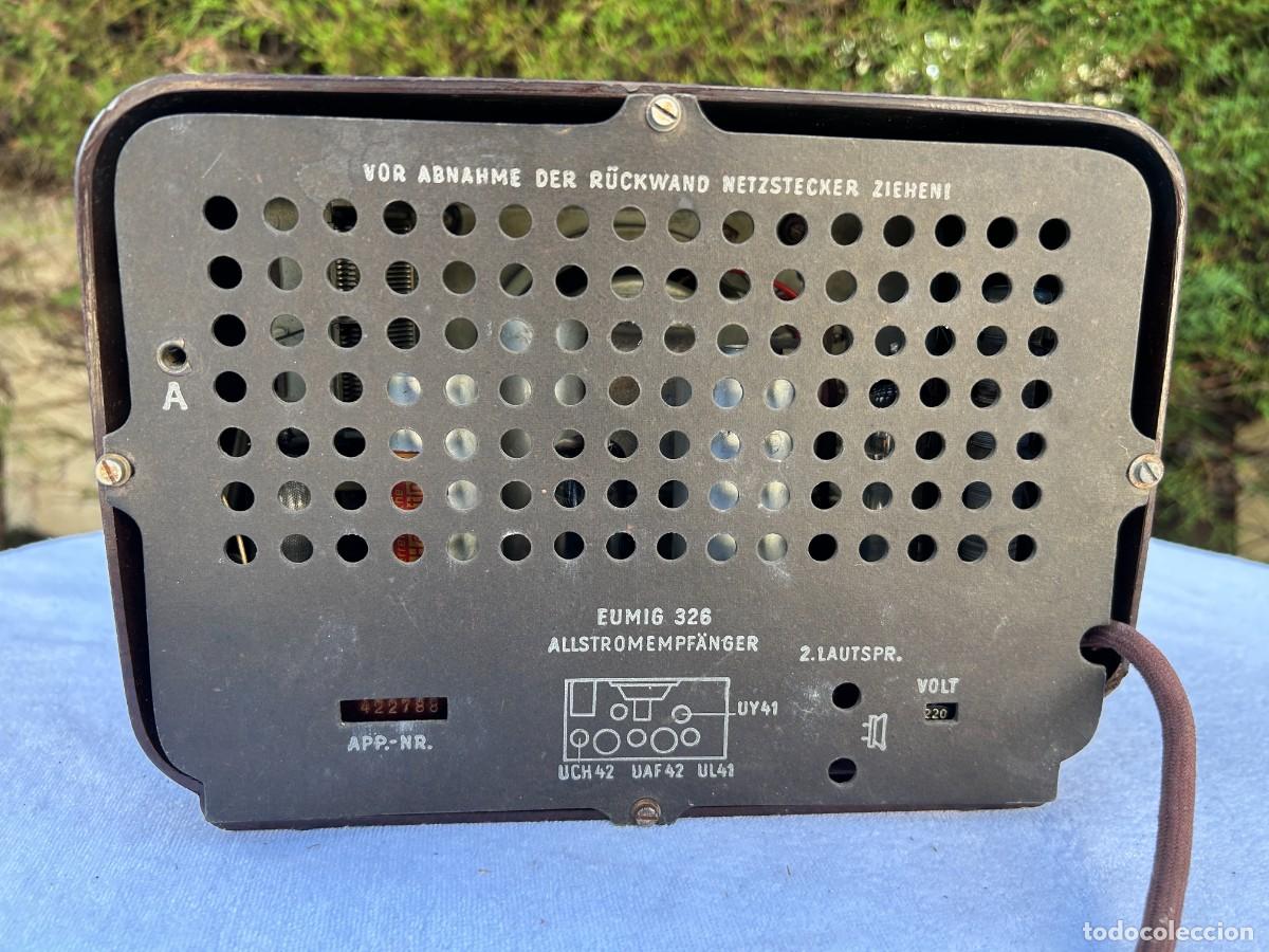 Radios de v&aacute;lvulas: RADIO ANTIGUA EUMIG 327 / FUNCIONANDO - Foto 2