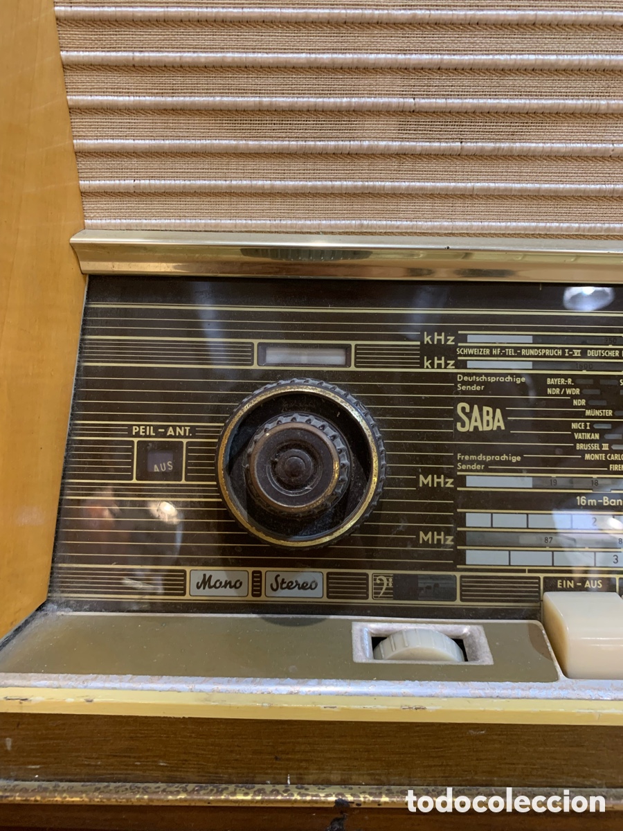 Radios de v&aacute;lvulas: RQDIO SABA MEERSBURG AUTOMATIC 60s - Foto 7