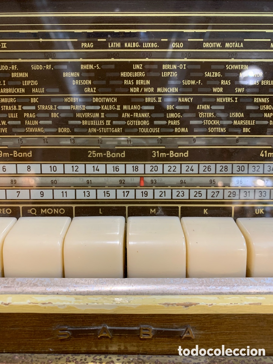 Radios de v&aacute;lvulas: RQDIO SABA MEERSBURG AUTOMATIC 60s - Foto 10