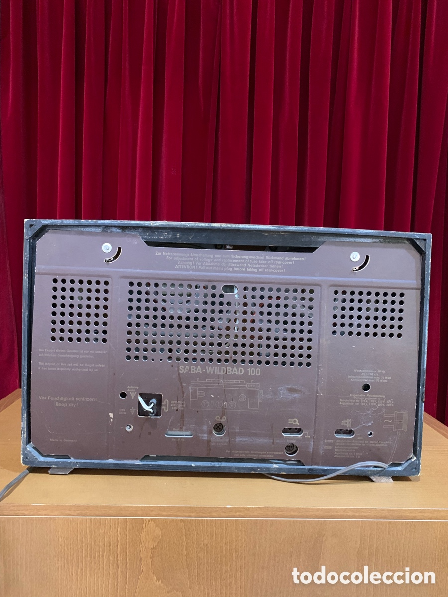 Radios de v&aacute;lvulas: RQDIO SABA MEERSBURG AUTOMATIC 60s - Foto 15