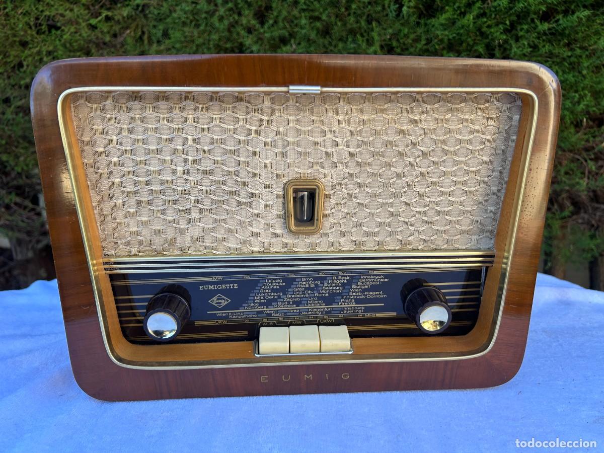 Radios de v&aacute;lvulas: RADIO ANTIGUA EUMIG EUMIGETTE W / FUNCIONANDO - Foto 1