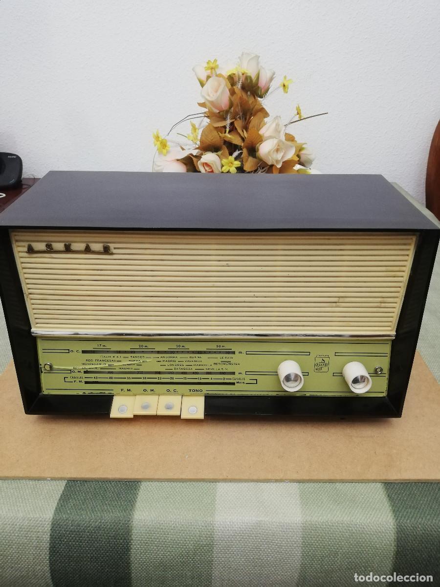 Radios de v&aacute;lvulas: Radio Askar funcionando. - Foto 1