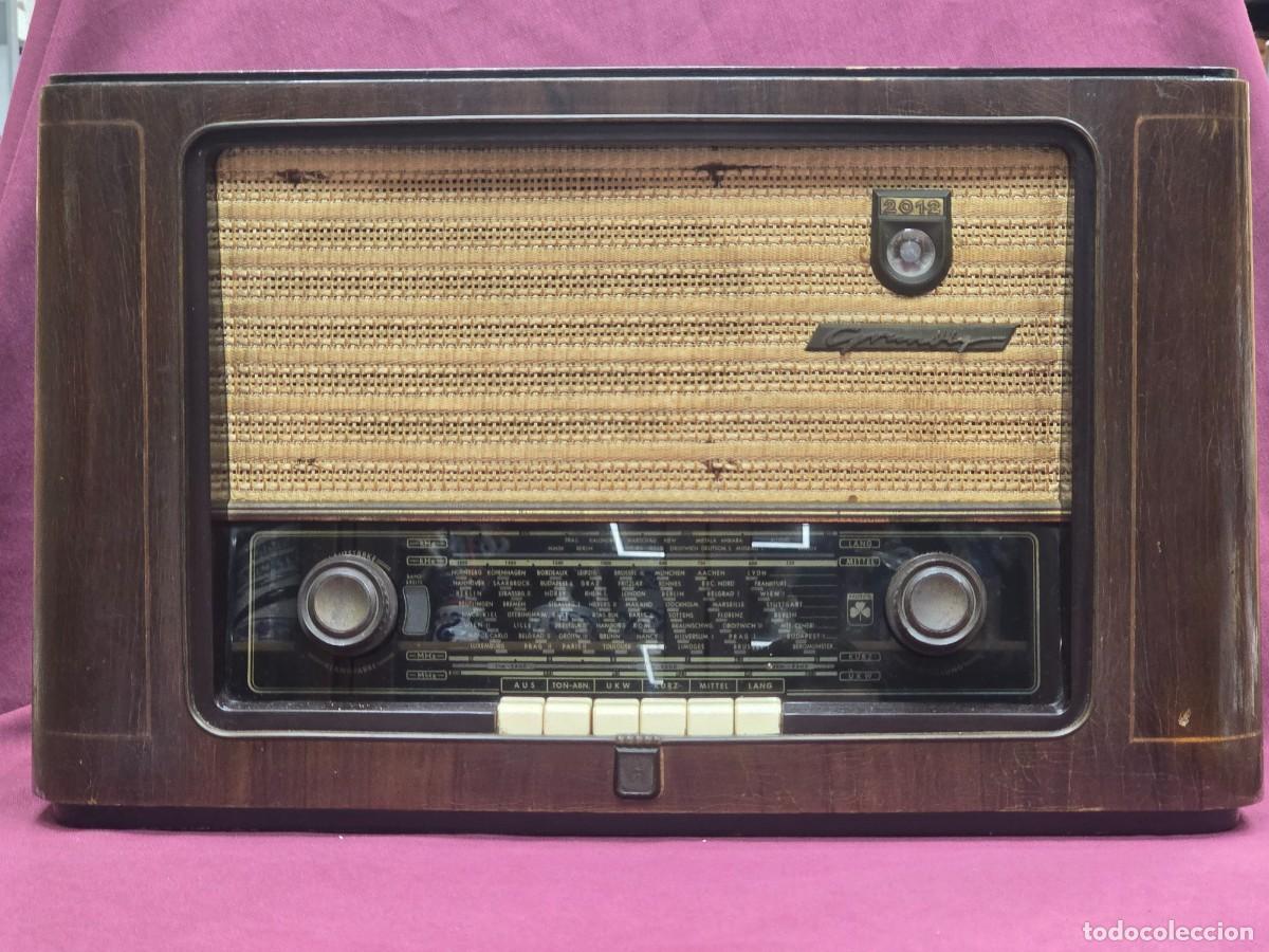 Radios de v&aacute;lvulas: RADIO DE VALVULAS GRUNDIG 2012 (A&Ntilde;O 1952) - Foto 1