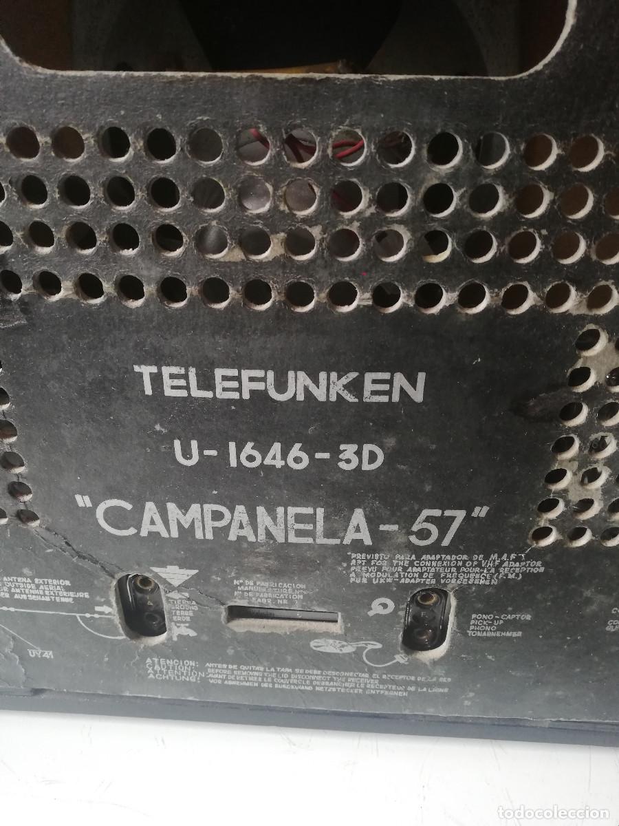 Radios de v&aacute;lvulas: Radio de V&aacute;lvulas &rdquo;Telefunken&rdquo; - Foto 11