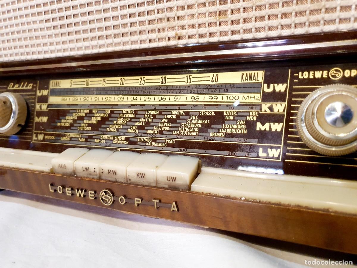 Radios de v&aacute;lvulas: Loewe Opta Bella. 6720w. 1960. - Foto 4