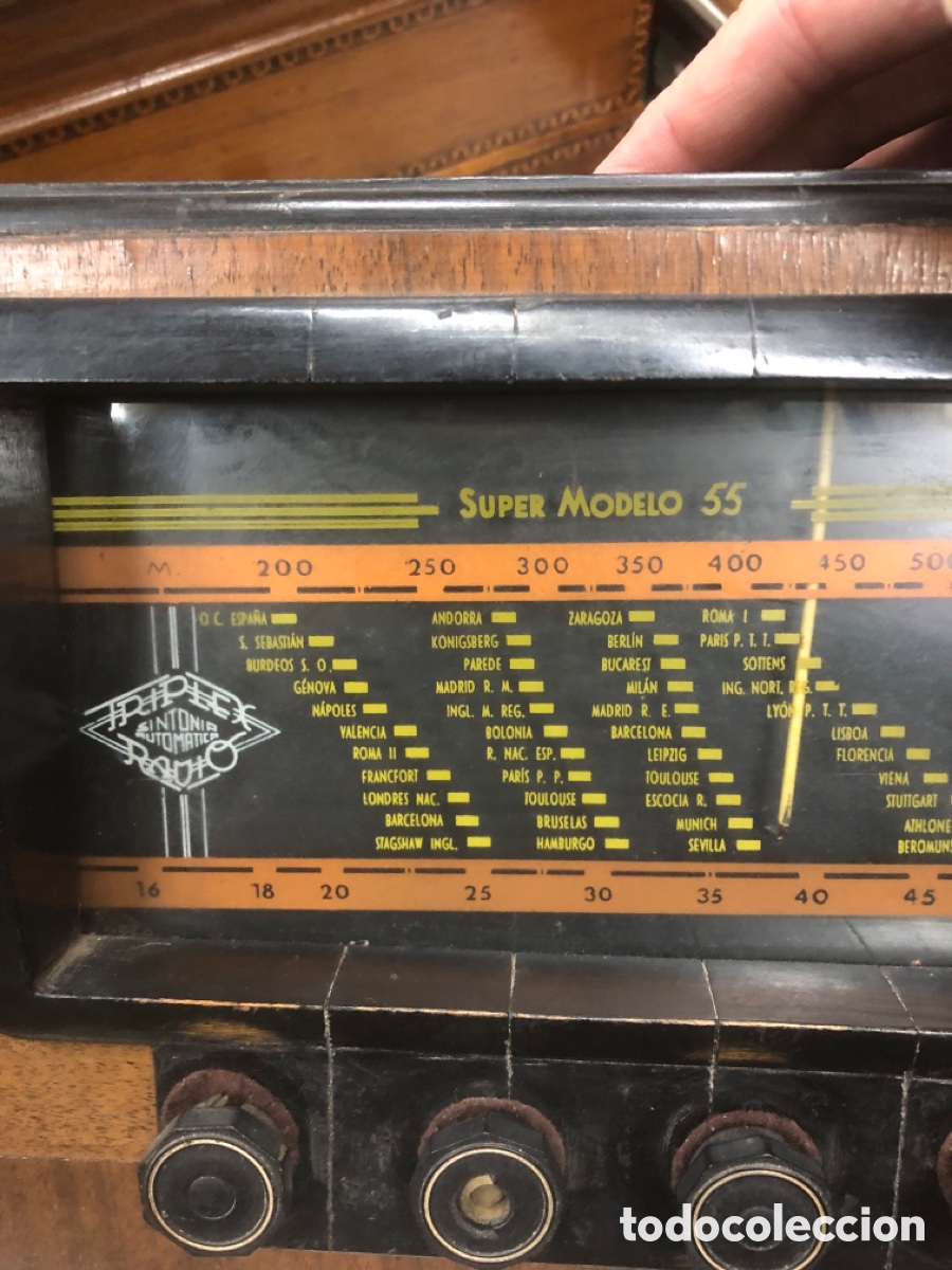 Radios de v&aacute;lvulas: Radio espa&ntilde;ola marca triplex - Foto 8