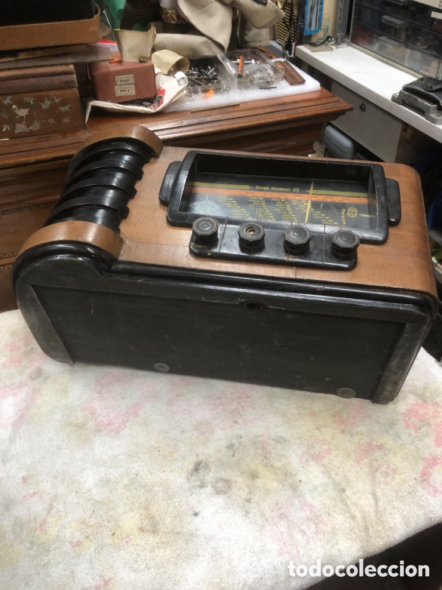 Radios de v&aacute;lvulas: Radio espa&ntilde;ola marca triplex - Foto 9
