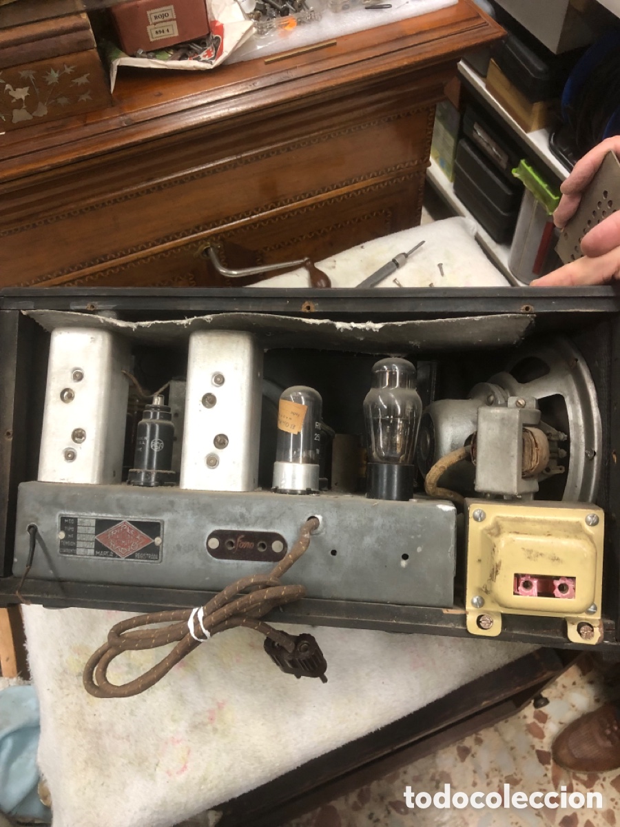 Radios de v&aacute;lvulas: Radio espa&ntilde;ola marca triplex - Foto 11