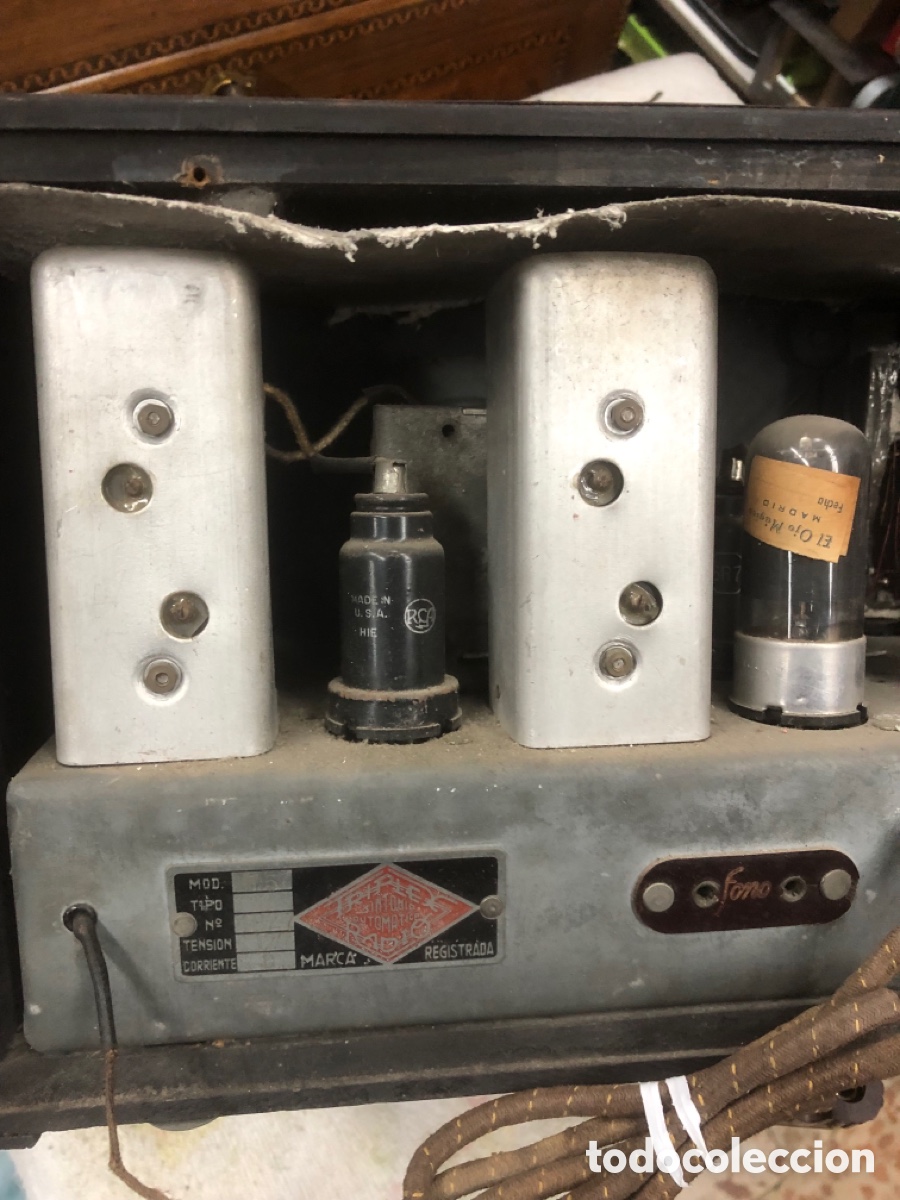 Radios de v&aacute;lvulas: Radio espa&ntilde;ola marca triplex - Foto 12