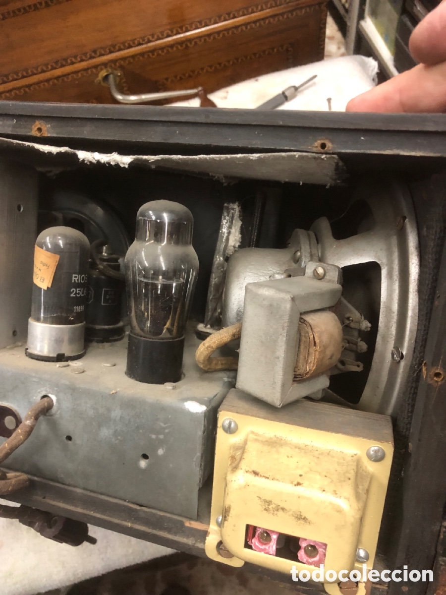 Radios de v&aacute;lvulas: Radio espa&ntilde;ola marca triplex - Foto 13