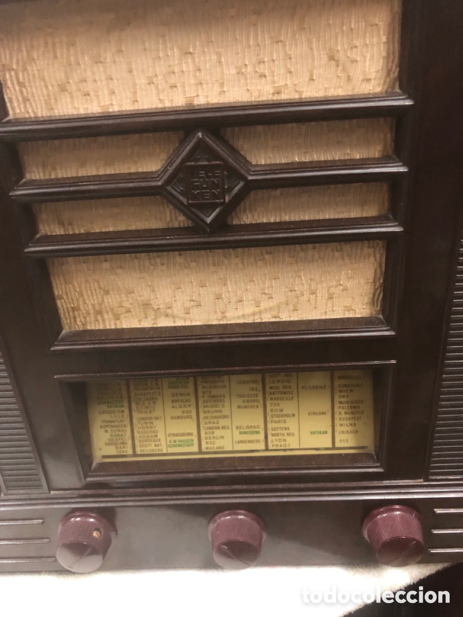 Radios de v&aacute;lvulas: Radio telefunken 330wlk - Foto 2