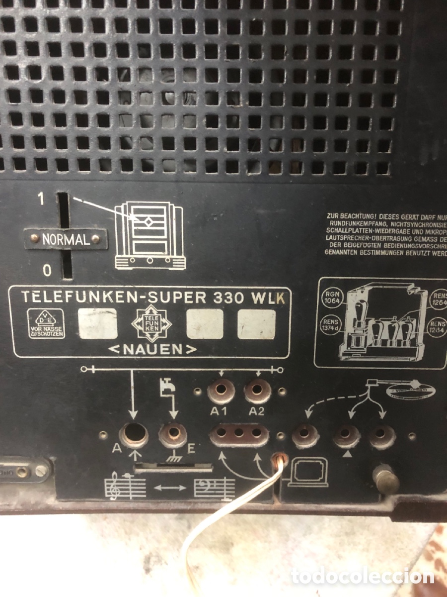 Radios de v&aacute;lvulas: Radio telefunken 330wlk - Foto 8