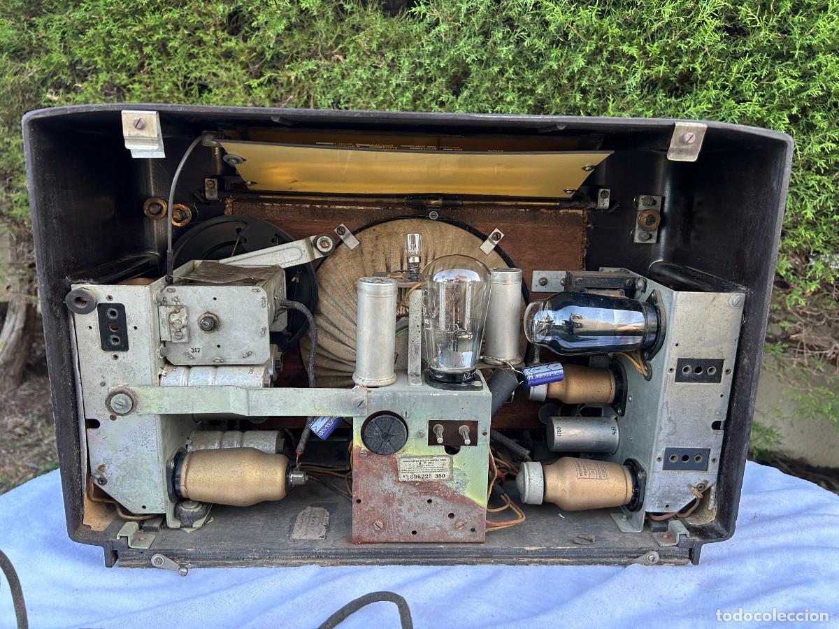 Radios de v&aacute;lvulas: RADIO ANTIGUA PHILIPS 461A-29 / FUNCIONANDO - Foto 3