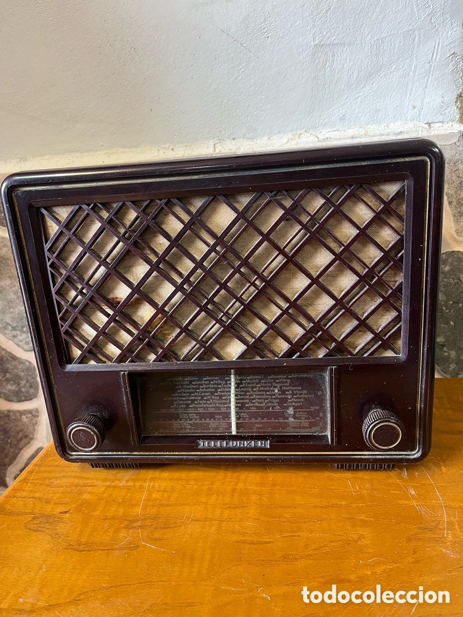 Radios de v&aacute;lvulas: Radio Telefunken. Mozar. Funcionando - Foto 5