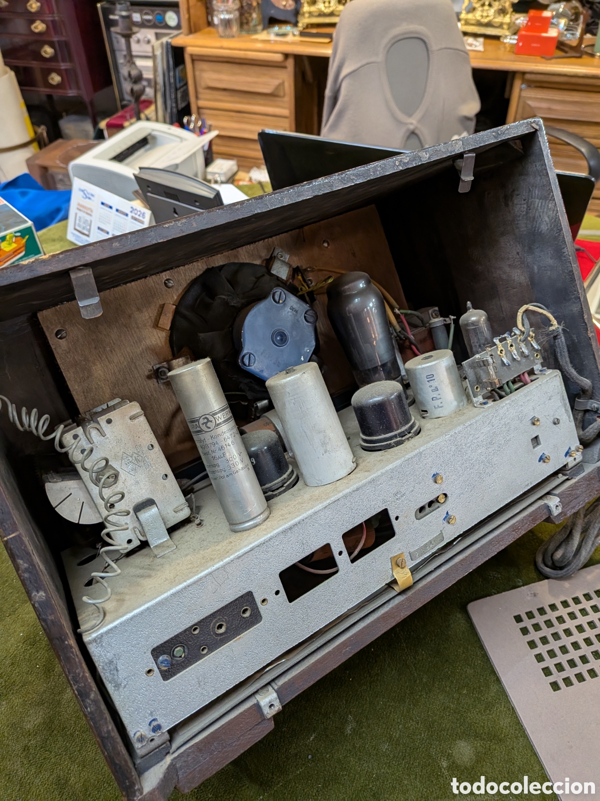 Radios de v&aacute;lvulas: Radio antigua telefunken. REF-7801 - Foto 4