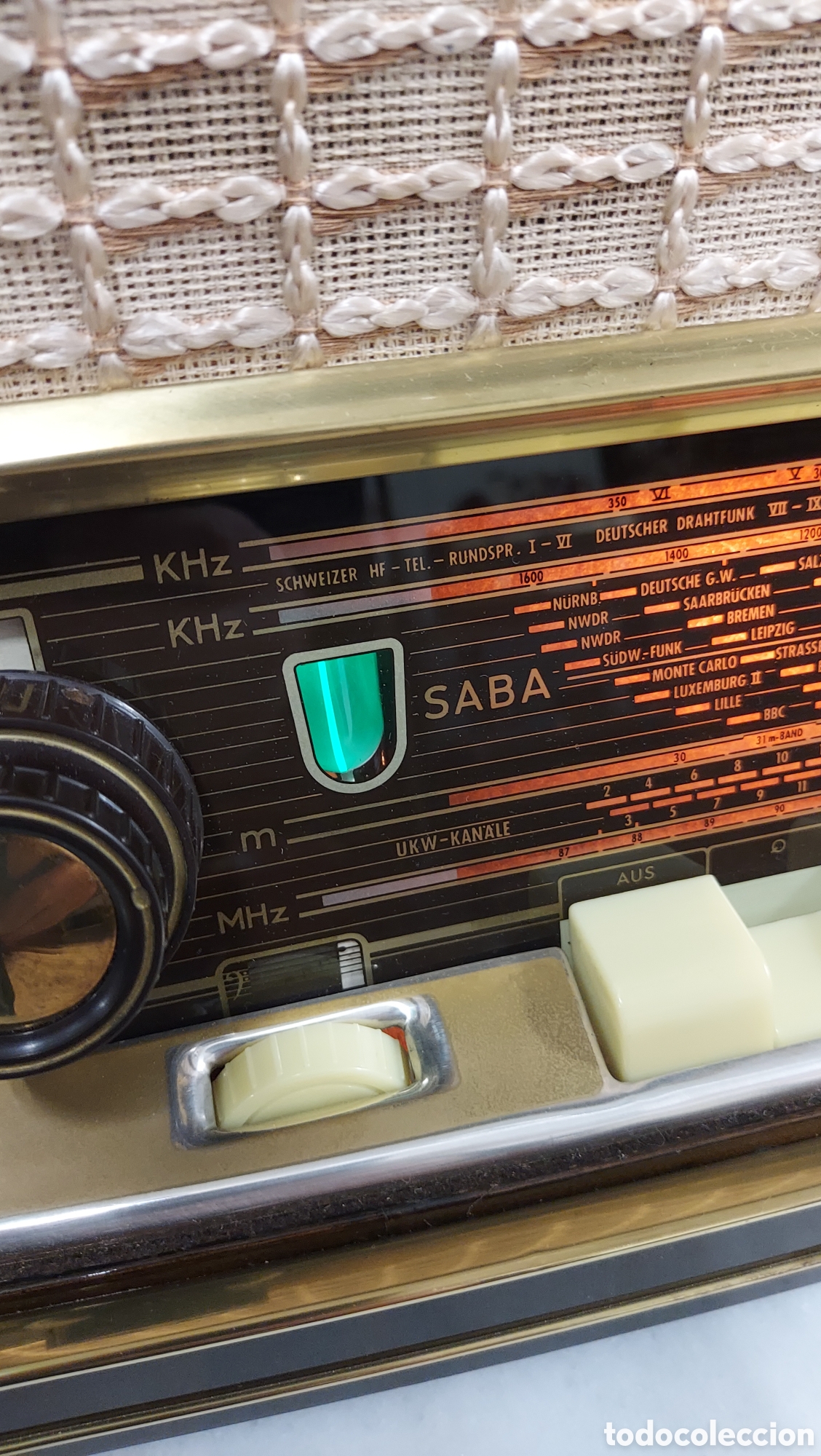 Radios de v&aacute;lvulas: Radio Saba Phono S&uacute;per 7E a&ntilde;o 1956 - Foto 5