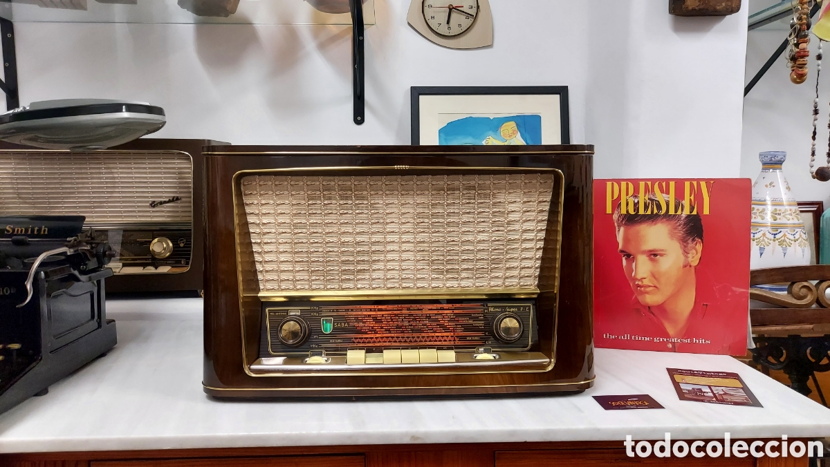 Radios de v&aacute;lvulas: Radio Saba Phono S&uacute;per 7E a&ntilde;o 1956 - Foto 6