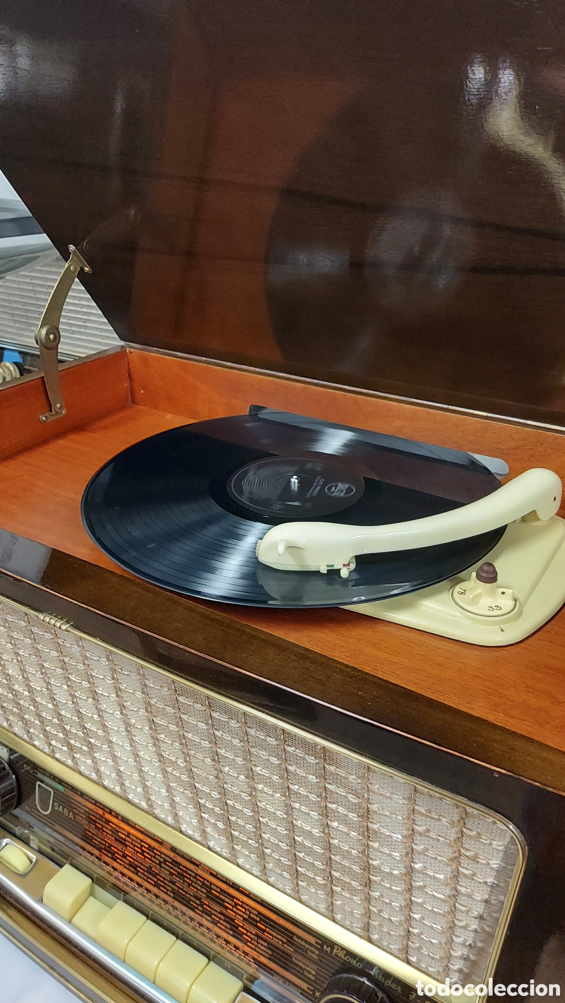 Radios de v&aacute;lvulas: Radio Saba Phono S&uacute;per 7E a&ntilde;o 1956 - Foto 8