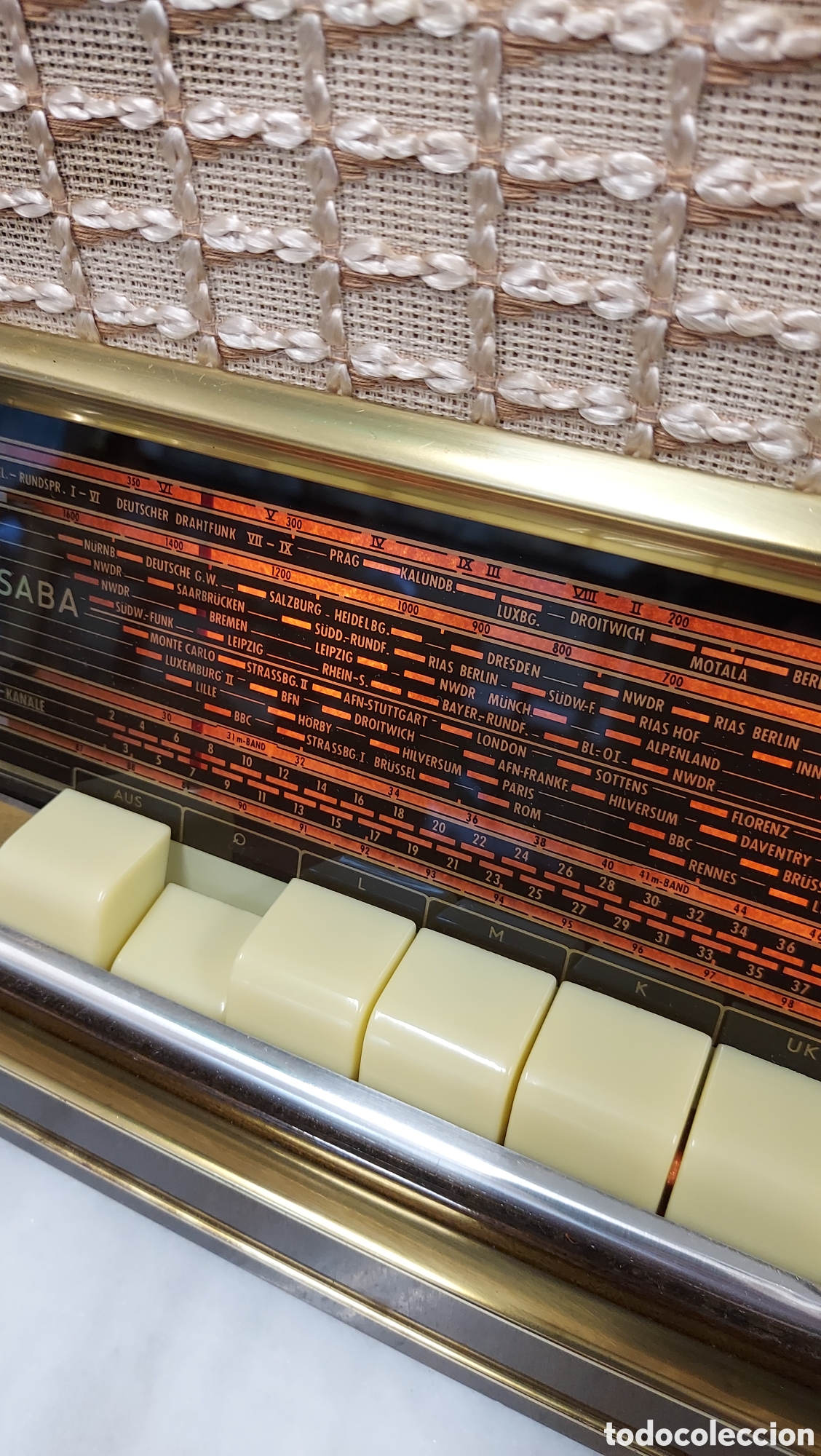 Radios de v&aacute;lvulas: Radio Saba Phono S&uacute;per 7E a&ntilde;o 1956 - Foto 10