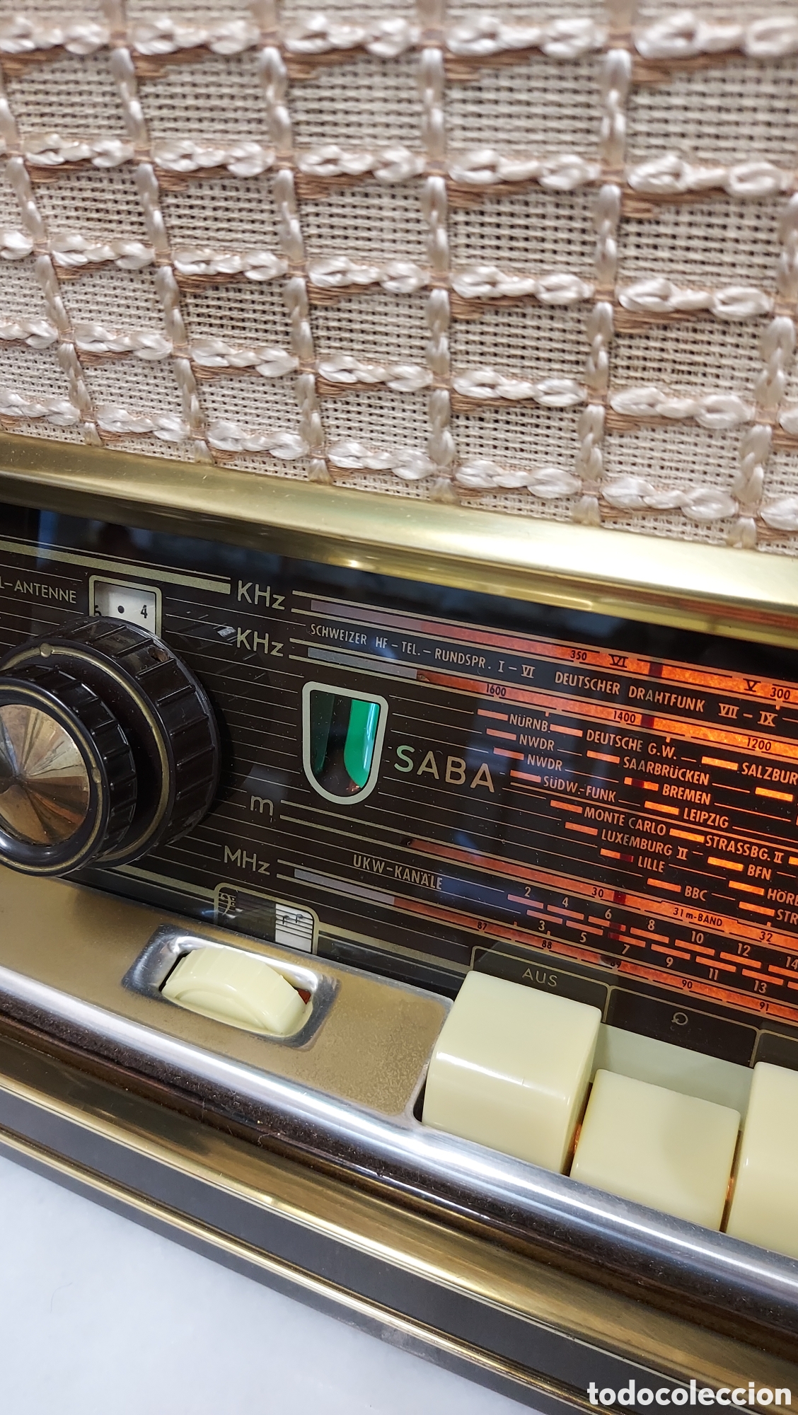 Radios de v&aacute;lvulas: Radio Saba Phono S&uacute;per 7E a&ntilde;o 1956 - Foto 11