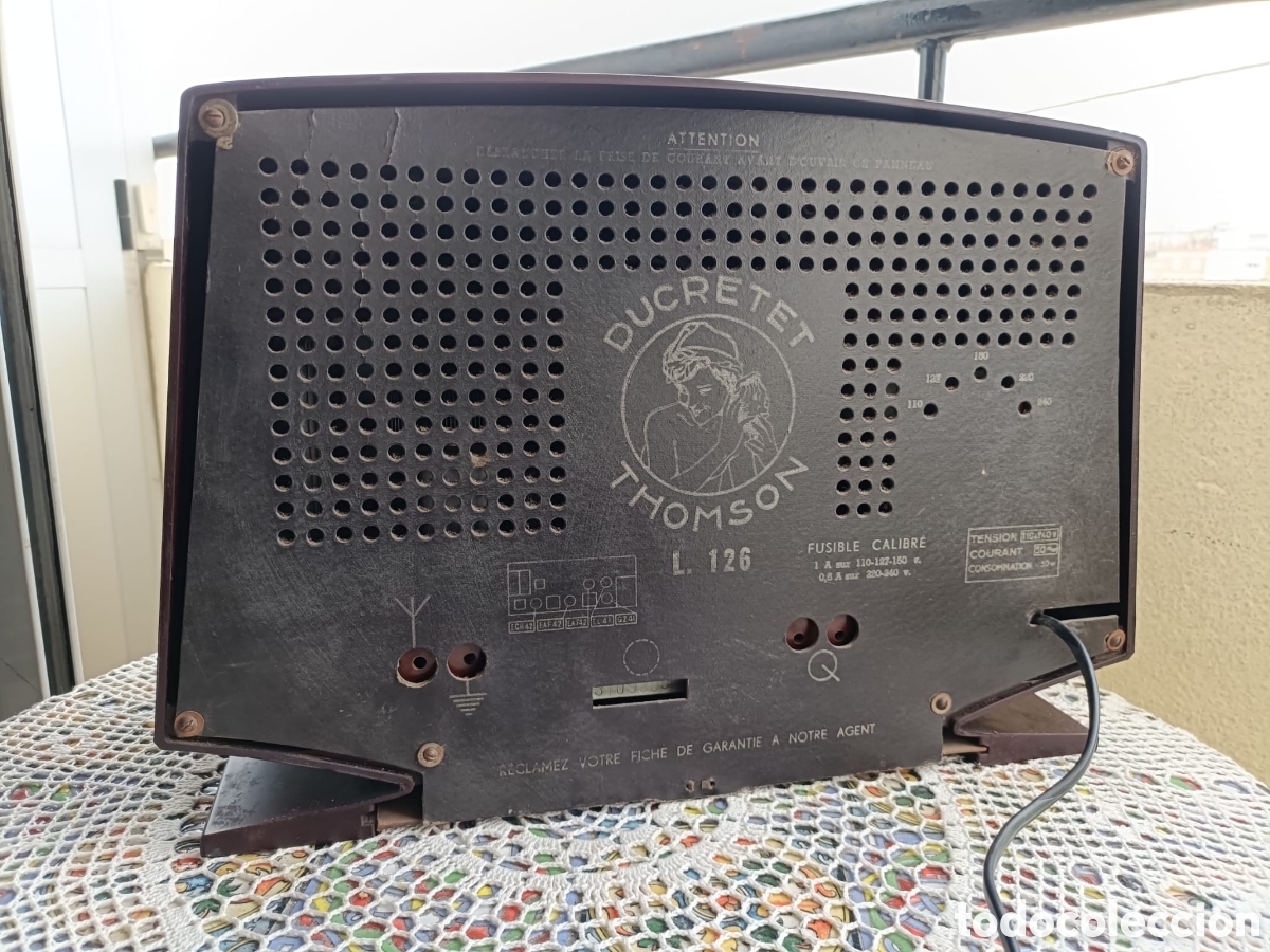 Radios de v&aacute;lvulas: ANTIGUA Y RARA RADIO FUNCIONANDO - Foto 5
