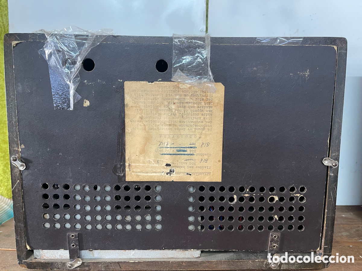 Radios de v&aacute;lvulas: Radio antigua madera - Foto 4