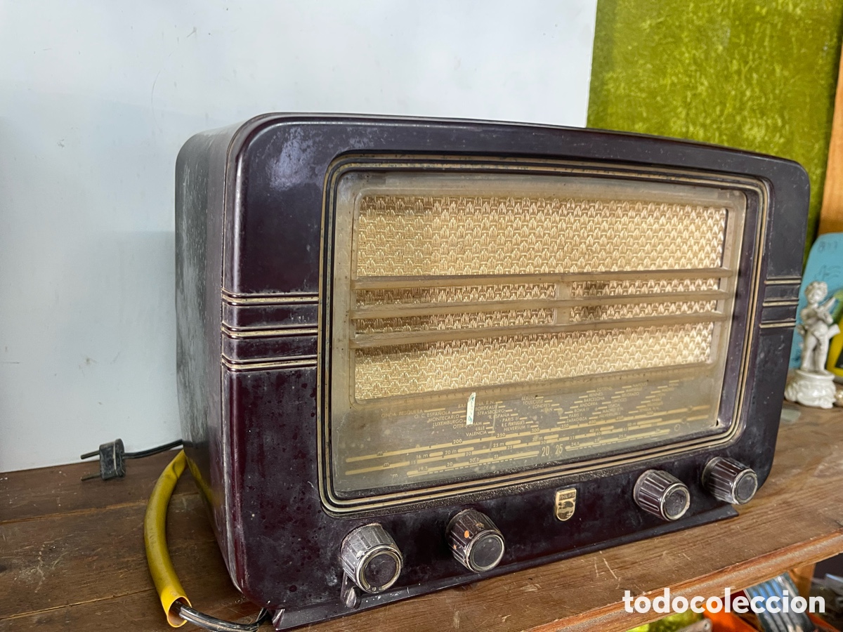Radios de v&aacute;lvulas: R&agrave;dio Philips antigua - Foto 2