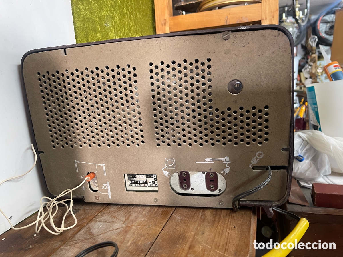 Radios de v&aacute;lvulas: R&agrave;dio Philips antigua - Foto 3