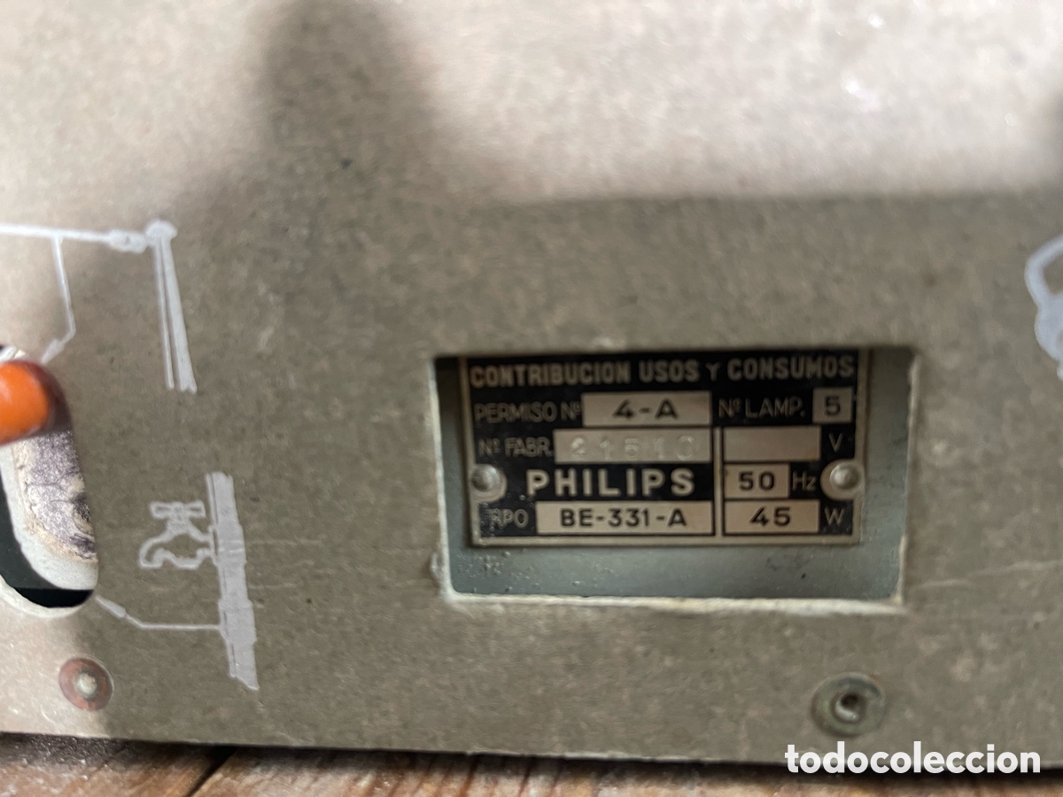 Radios de v&aacute;lvulas: R&agrave;dio Philips antigua - Foto 4