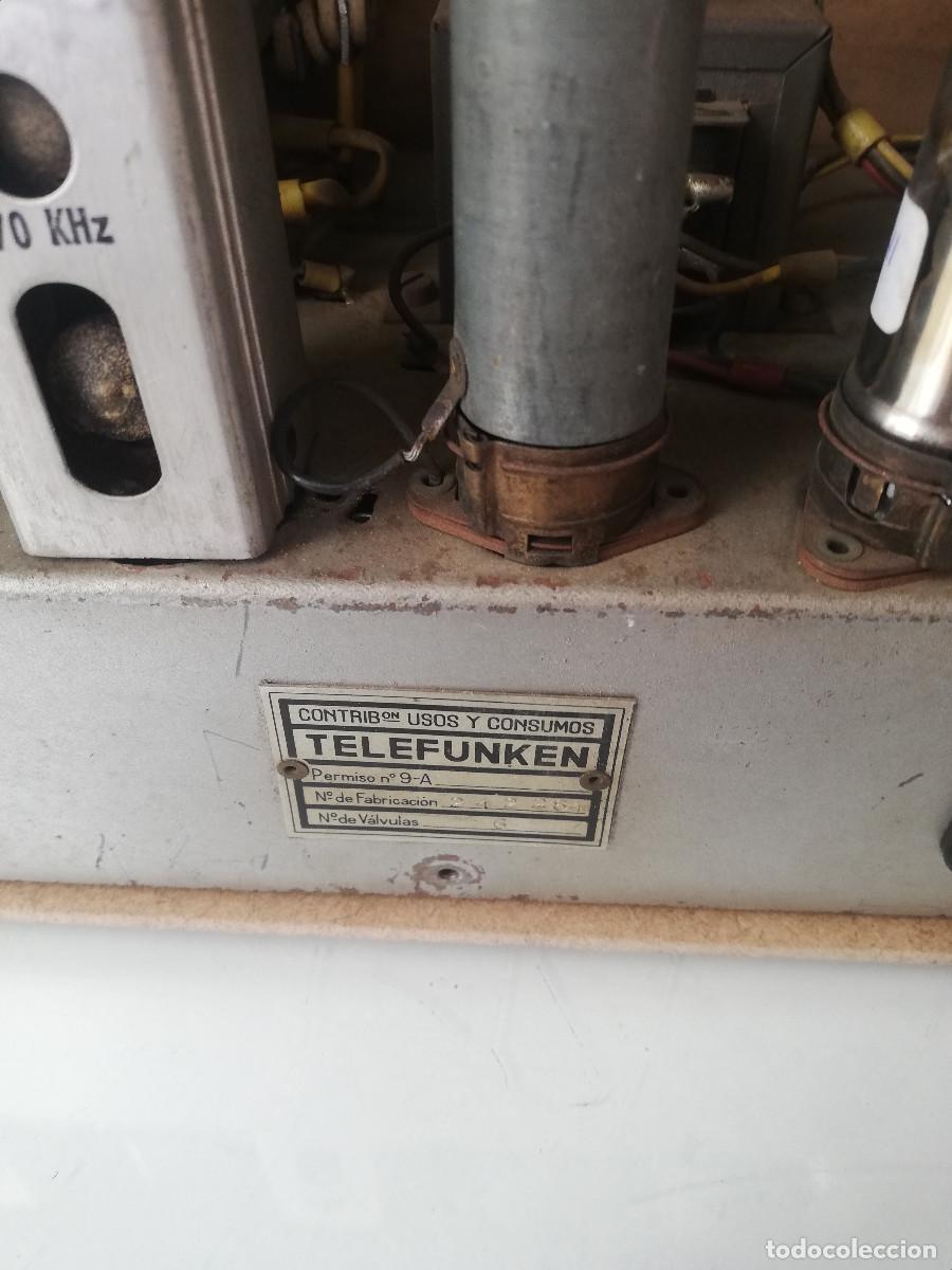 Radios de v&aacute;lvulas: Radio de V&aacute;lvulas Telefunken. - Foto 15