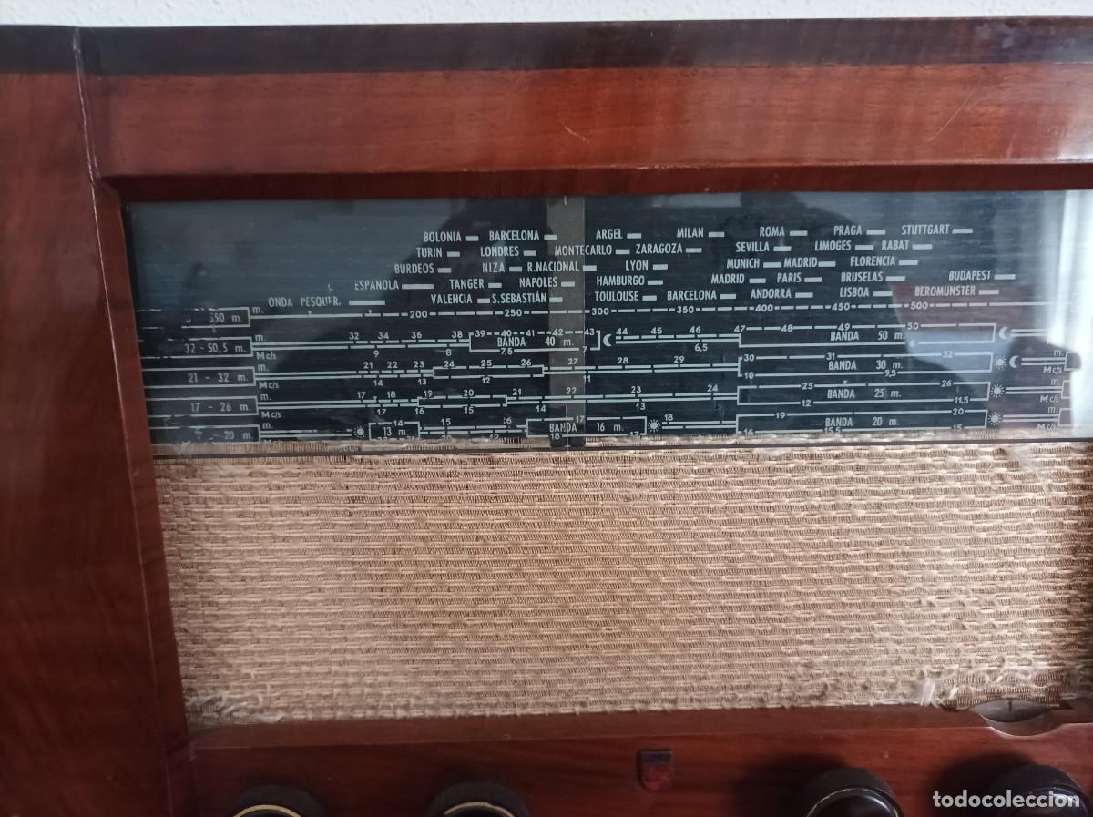 Radios de v&aacute;lvulas: Radio Philips BE-482-A (1948) - Foto 3
