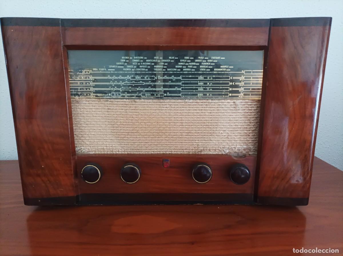 Radios de v&aacute;lvulas: Radio Philips BE-482-A (1948) - Foto 13