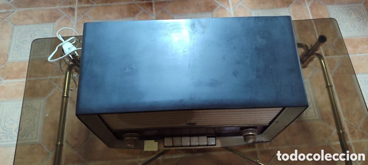 Radios de v&aacute;lvulas: RADIO ANTIGUA PHILIPS B4E82A - Foto 2