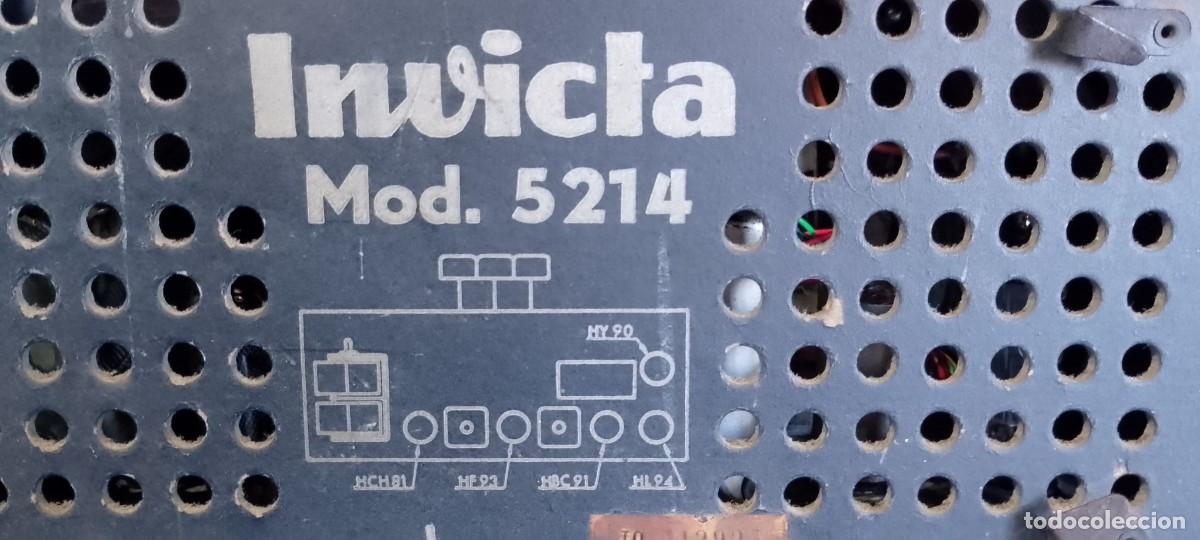 Radios de v&aacute;lvulas: Radio Invicta 5214 FUNCIONA - Foto 7