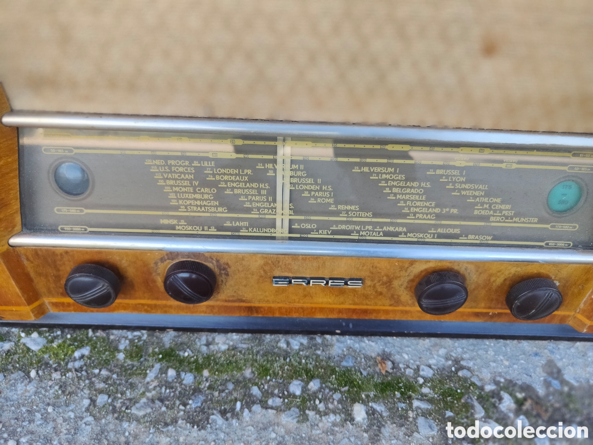 Radios de v&aacute;lvulas: RADIO A V&Aacute;LVULAS MARCA ERRES KY508 FUNCIONANDO - Foto 2