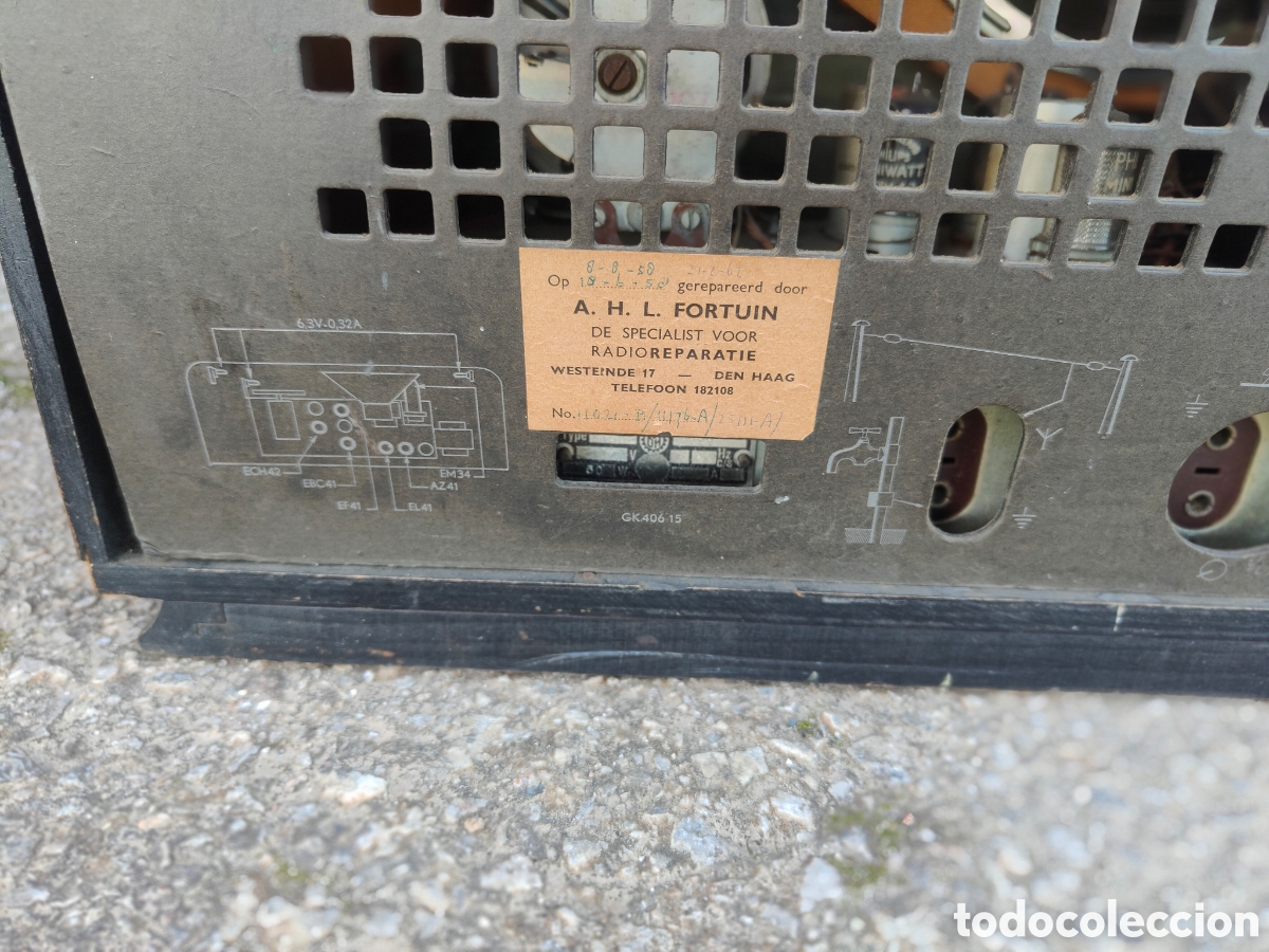 Radios de v&aacute;lvulas: RADIO A V&Aacute;LVULAS MARCA ERRES KY508 FUNCIONANDO - Foto 4