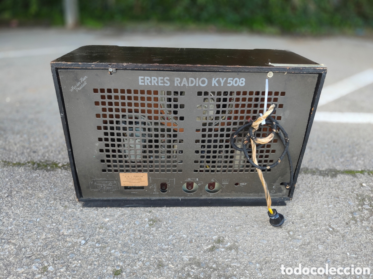 Radios de v&aacute;lvulas: RADIO A V&Aacute;LVULAS MARCA ERRES KY508 FUNCIONANDO - Foto 5