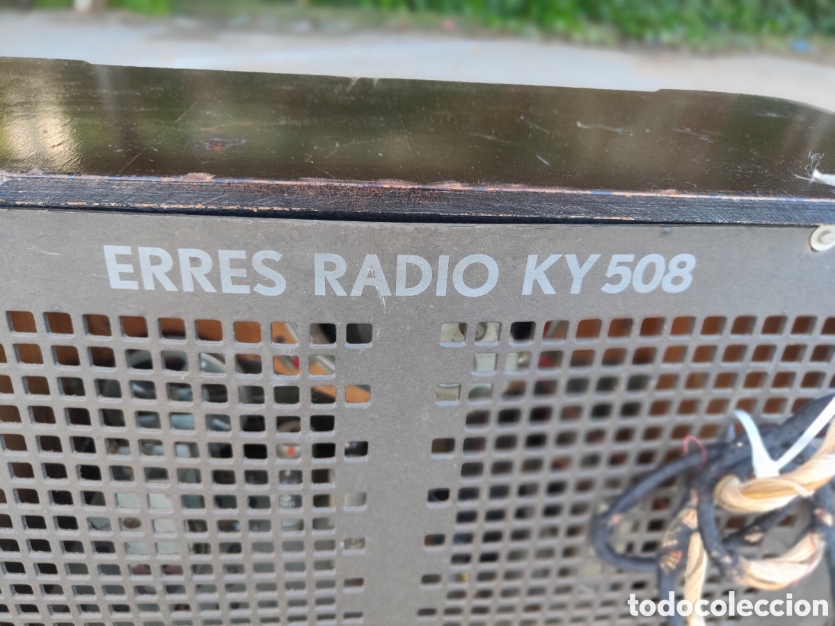Radios de v&aacute;lvulas: RADIO A V&Aacute;LVULAS MARCA ERRES KY508 FUNCIONANDO - Foto 6